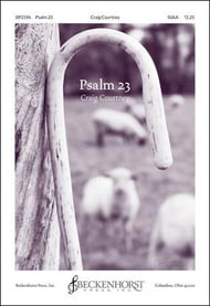 Psalm 23 SSAA choral sheet music cover Thumbnail